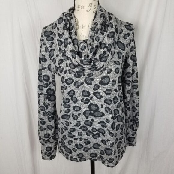 Gibson Leopard Print Lightweight Sweatshirt‎ - Picture 1 of 7